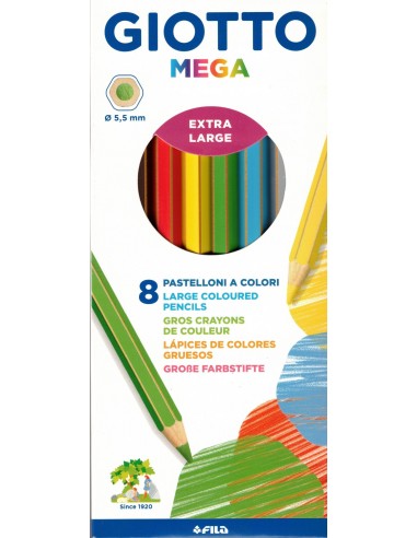 Giotto Mega Confezione da 8 Pastelli...