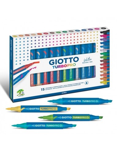 Giotto Turbo Pro Pennarelli a Doppia...