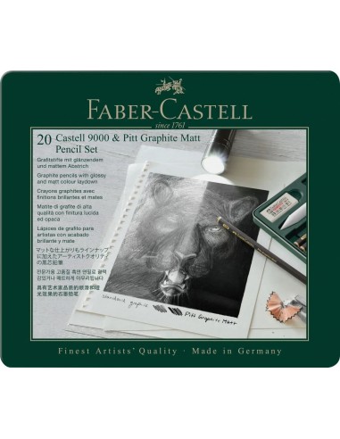 Pitt Graphite Matt e Castell 9000 Set...