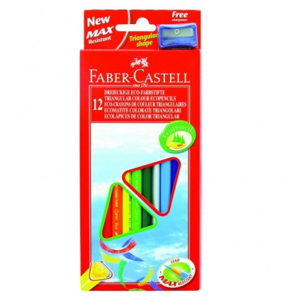 Pastelli Colorati Triangolari Eco Faber-Castell