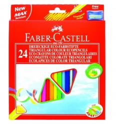 Pastelli Colorati Triangolari Eco Faber-Castell