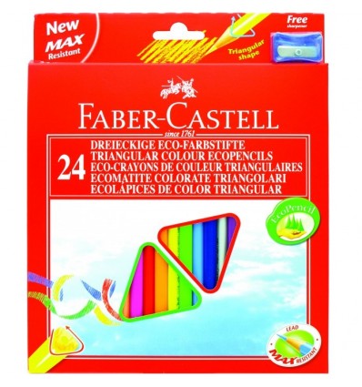 Pastelli Colorati Triangolari Eco Faber-Castell