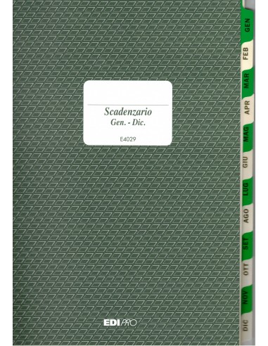 Scadenziario con Spirale EdiPro A4...
