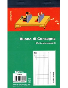 Buono di Consegna Blocco...