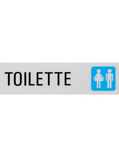 Targa Adesiva in Vinile "Toilette...