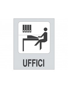 Targhetta Adesiva "Uffici"...