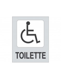 Targhetta Adesiva "Toilette...