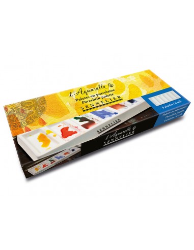 Tavolozza in Ceramica Rettangolare 6...