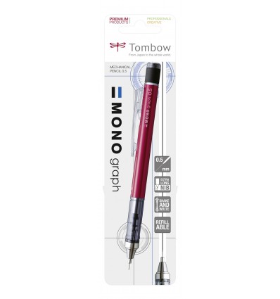 Portamine Mono Graph 0,5 rosso Tombo