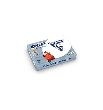 Clairefontaine - 500fogli di carta bianca DCP 90gr formato A4 bianco Extra