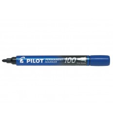 Permanent Marker 100 punta Tonda Blu Pilot