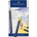 Matite Colorate Goldfaber Permanenti 12 Sc. In Metallo Faber Castell