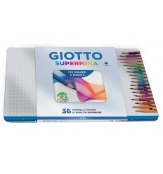 Pastelli Supermina Giotto in Scatola di Metallo