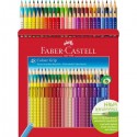 Pastelli colorati Grip Colour in scatola 48 pezzi Faber Castell