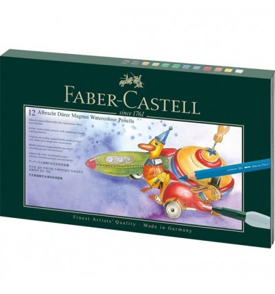 Matite Aquerellabili Magnus Albrecht Durer Set 12 pezzi + Warter Brush -  Faber Castell