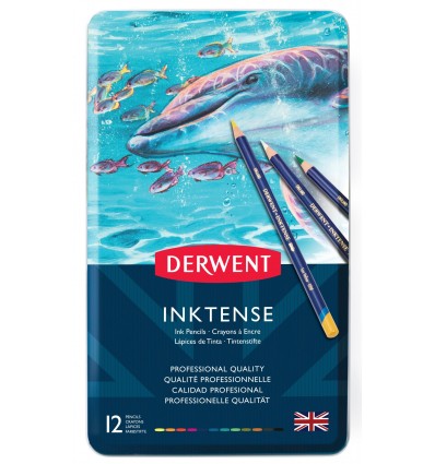 Derwent Scatola in metallo Pastelli Inktense Professional Quality