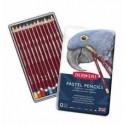 Derwent Scatola in metallo da 12 Pastelli Pastel Pencil Professional Quality