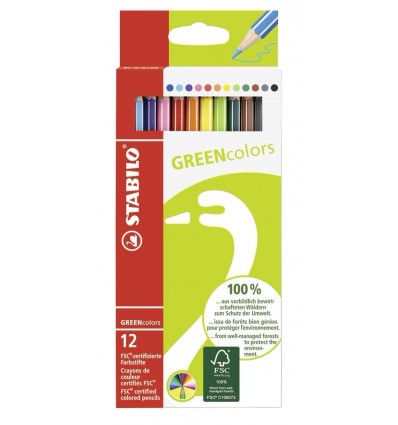 Pastelli Green Colors Stabilo