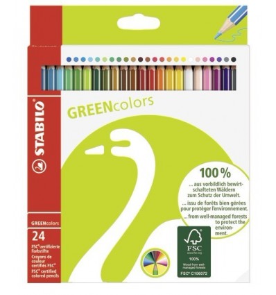 Pastelli Green Colors Stabilo