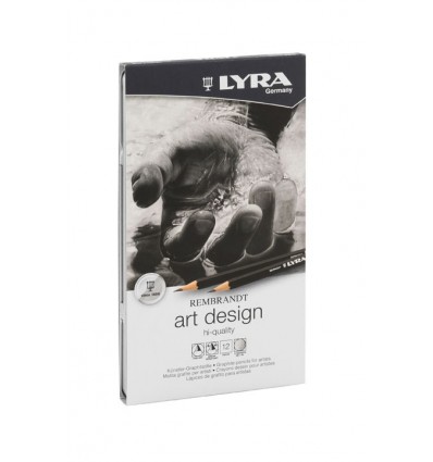 Lyra Rembrandt Art Design Hi Quality Scatola in Metallo 12pz