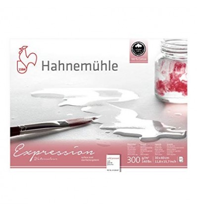 Blocco Collato da Acquerello 30x40 300g/m2 Hahnemühle FineArt