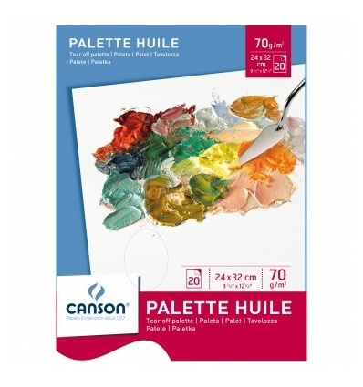 Tavolozza in Carta  "La Palette" 20 Fogli Canson