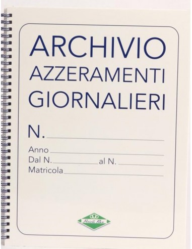 Archivio Azzeramenti Giornalieri...