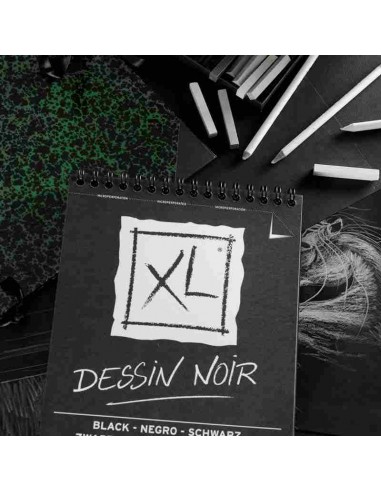Blocco XL Black Drawing Noir a Fogli...