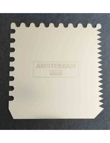 Spatola Dentata in Metallo 15x15 cm...