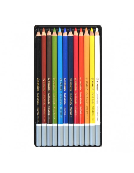 Pastelli carbothello stabilo 12 colori