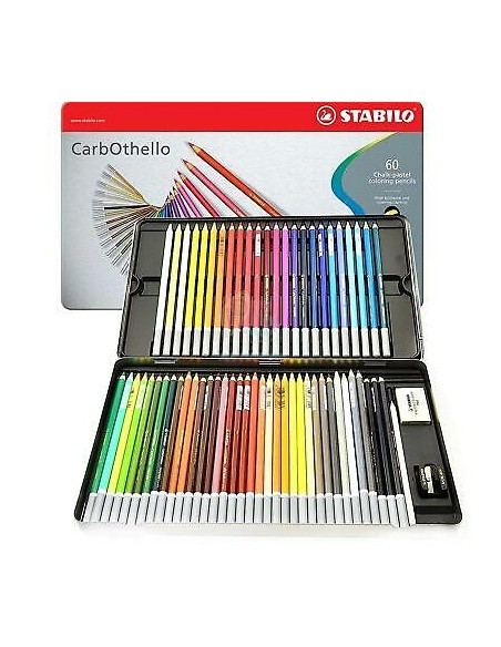 Pastelli carbothello stabilo 60 colori