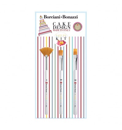 Set Pennelli Nature per Cake Design Borciani & Bonazzi