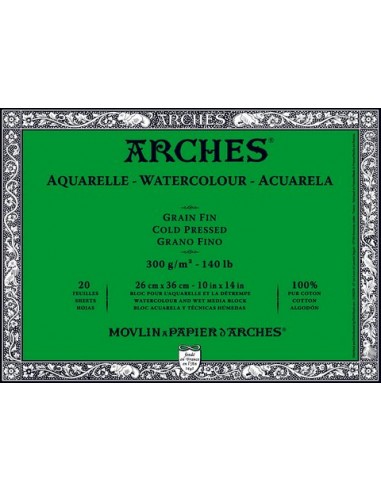 Arches Blocco per Acquerello da 20...