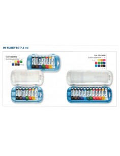 Tempera UltraFine in Tubo da 7,5ml Confezione Plastica Fila 2